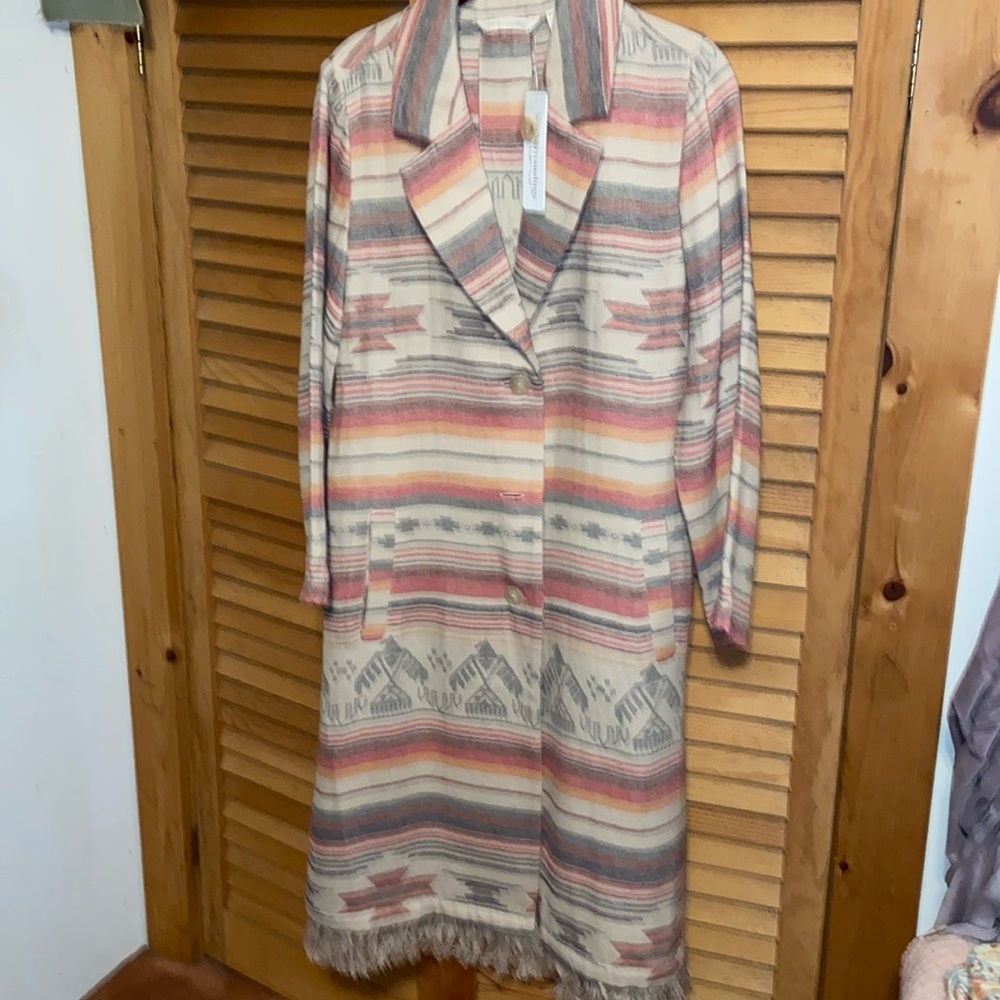 BLANKET COAT (LIGHTWEIGHT) BY SOFT SURROUNDINGS PXS (2-4)